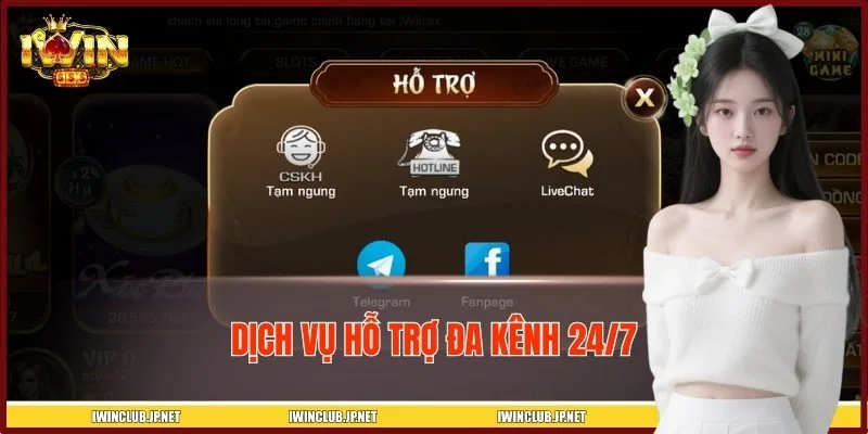 Đội ngũ chuyên viên IWIN phản hồi xuyên suốt 24/7